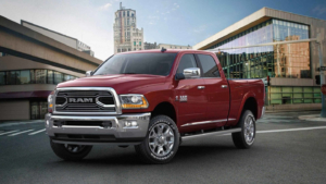 Ram 2500 Limited Delmonico Red Front Hero